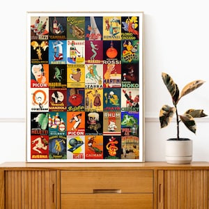 Alcohol Poster / Vintage Advertisement Posters from 1900s-60s / Liqueur / Gin / Vodka / Whiskey / Rum / Brandy / Vintage Drink Art
