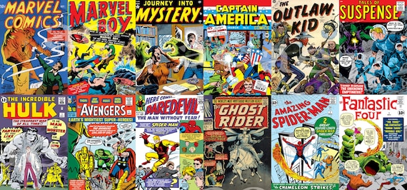 マーベルコミックポスター / 初版 / コミックコレクション / シルバー