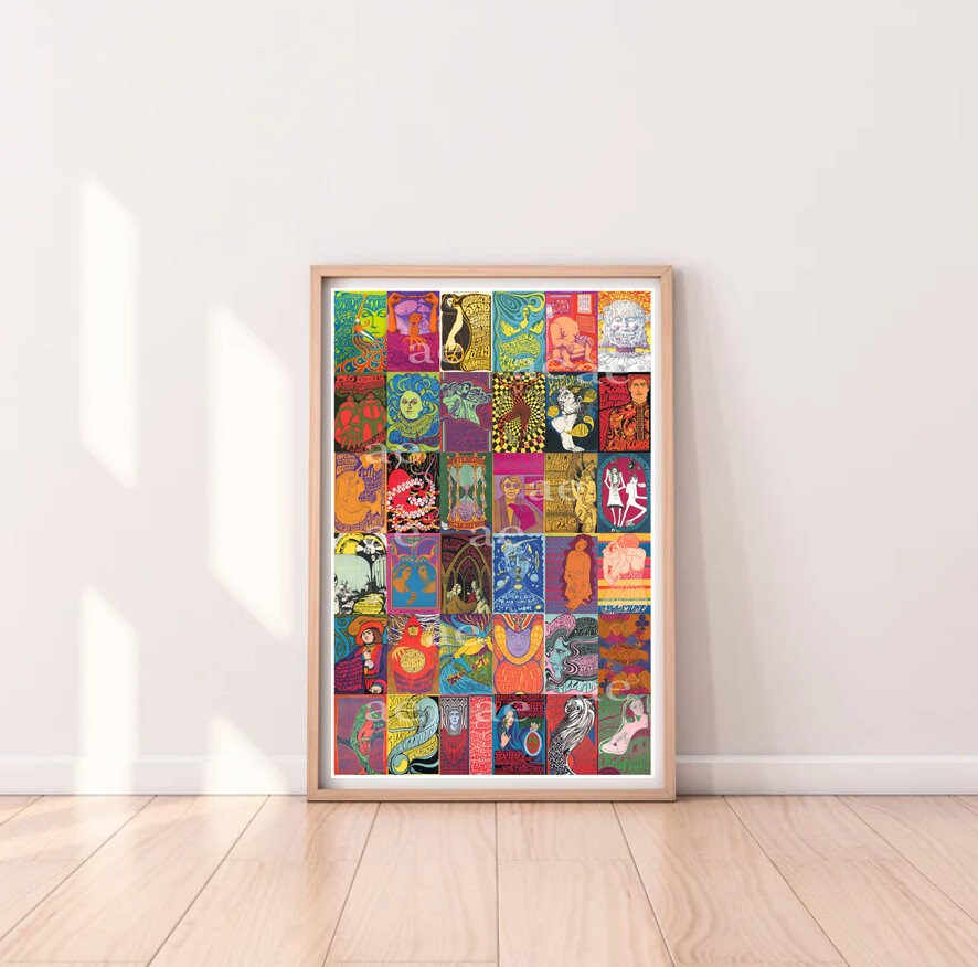 Psychedelic Poster / Concert Posters / 1960s Music / Band Posters ...