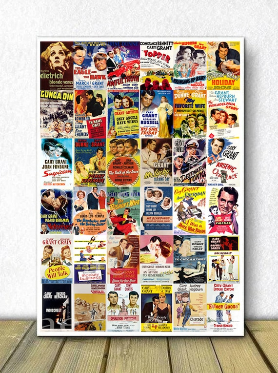 Cary Grant Movie Posters Collection / Cary Grant Filmography