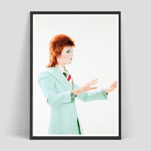 David Bowie / Life on Mars stampa / musica anni '70 / riproduzione di poster musicali