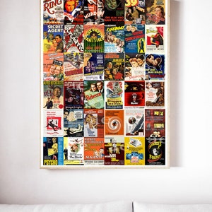 Alfred Hitchcock movie posters collection / Alfred Hitchcock filmography poster, 1920s-1970s / Poster Art Print image 3