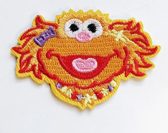 Zoe Iron Patch Character Sew On Applique Badge Children&#39;s Backpack Jacket Hat Cartoon Patch