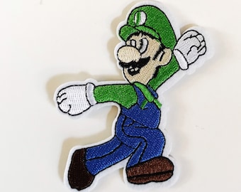 Luigi-strijkpatch: op Super Mario geïnspireerde doe-het-zelfappliqué