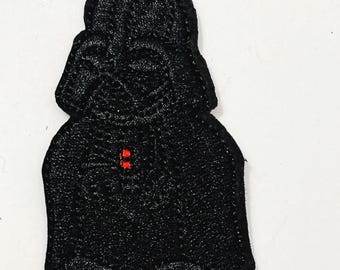 Vintage Darth Vader Aufnäher: Gestickte Star Wars Applikation