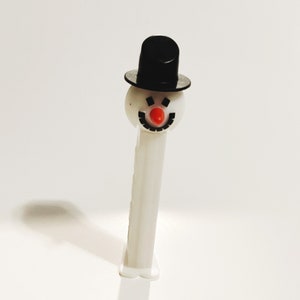 Vintage Snowman Pez Slovenia Pez With Feet Vintage Snowman Pez Candy Dispenser Retired Pez Toy Pez Rare Collectible Holiday Winter Christmas