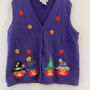 Halloween sweater vest sale