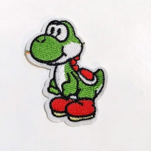 Nintendo Iron On Patch Applique Super Mario Brothers  Inspired Video Game Sew On Patch DIY Costume Turtle Dinosaur