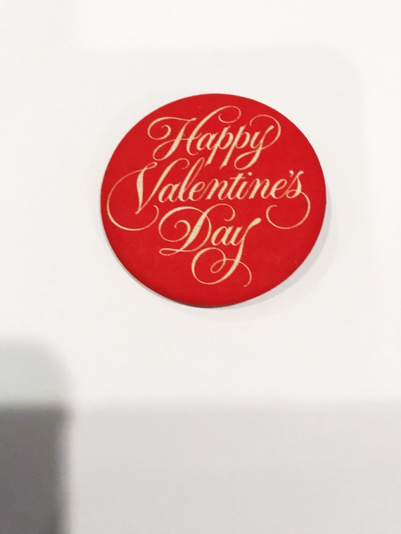 Vintage Hallmark Valentines Button Pin Happy Vale… - image 8