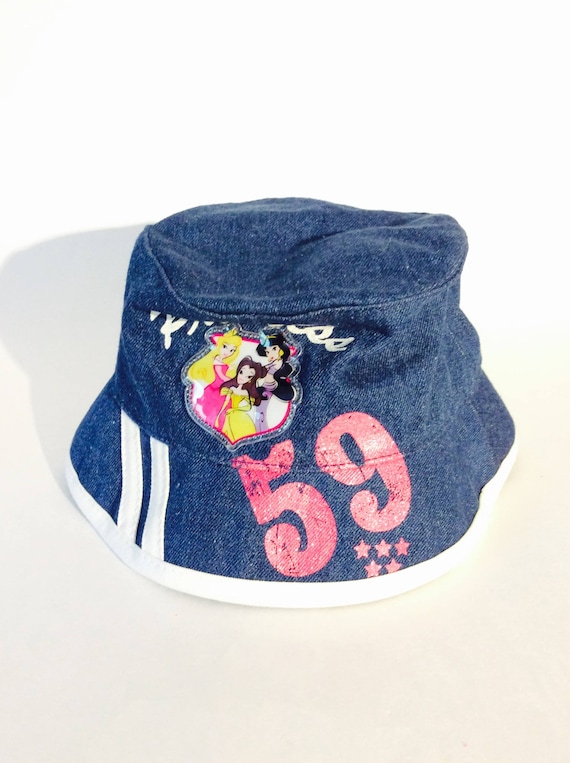 Disney Princess Kids Jean Bucket Hat Girl's Fairy… - image 2