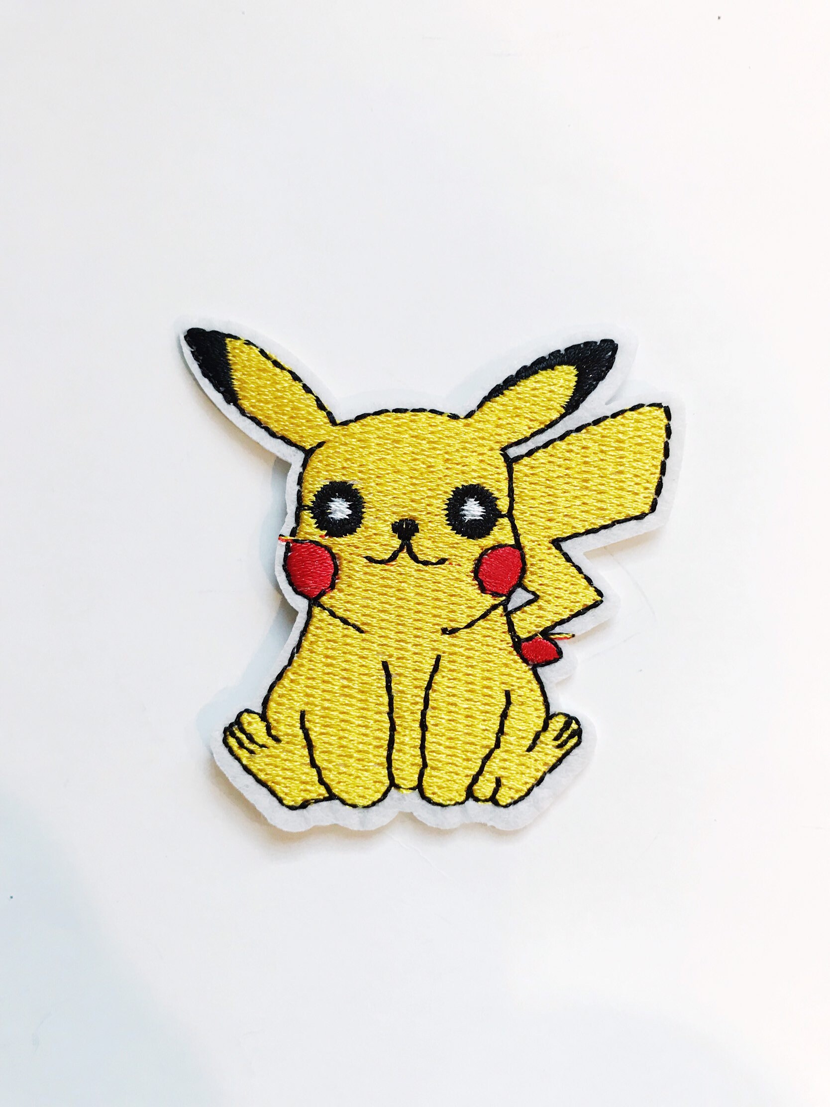 16pcs Pokemon Patch Cloth Pikachu Clothes Stickers Sew on Embroidery  Patches Applique Iron on Clothing Cartoon