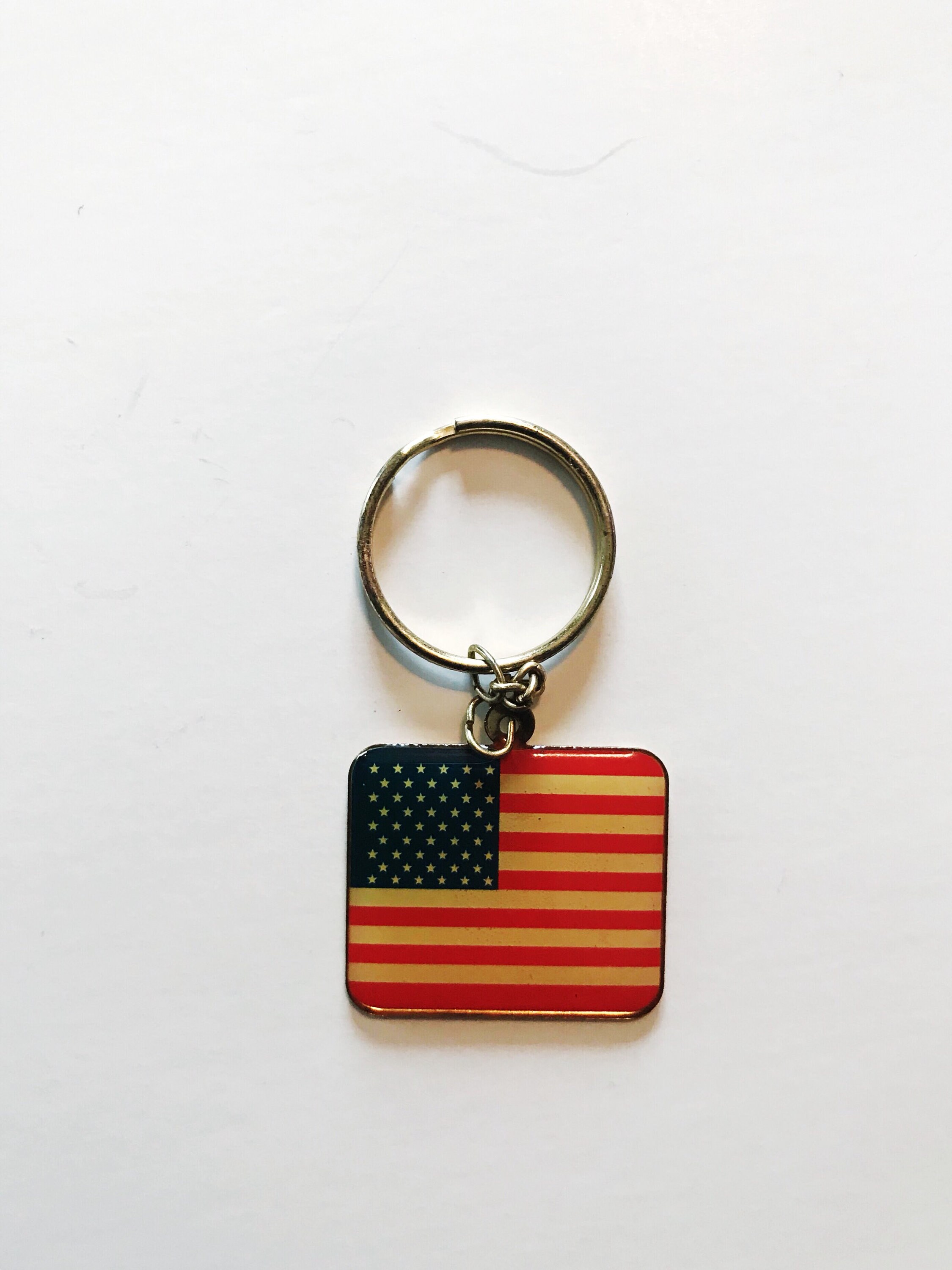 Distressed Chris Craft American Flag Key Chain Distressed Chris Craft American Flag Key Chain