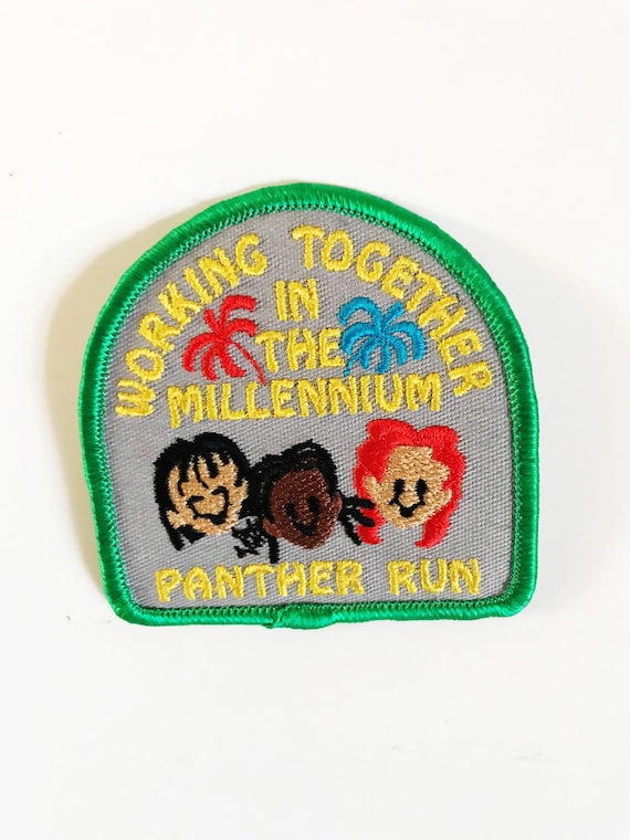 Girl Scout Patch Working Together In The Millenni… - image 3