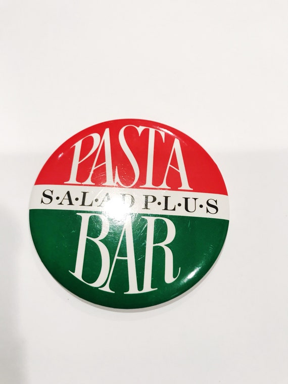 Pasta Bar Pin Back Button Sbarro Pizza Company Pi… - image 6