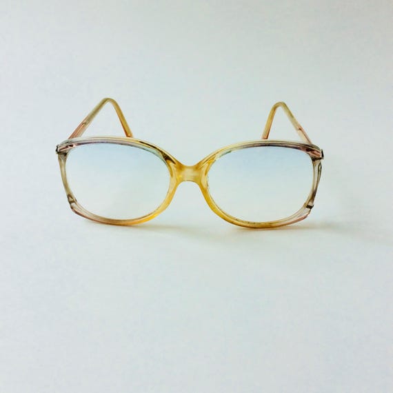 Vintage Russet Eyeglasses Oversized Womens Eyewear