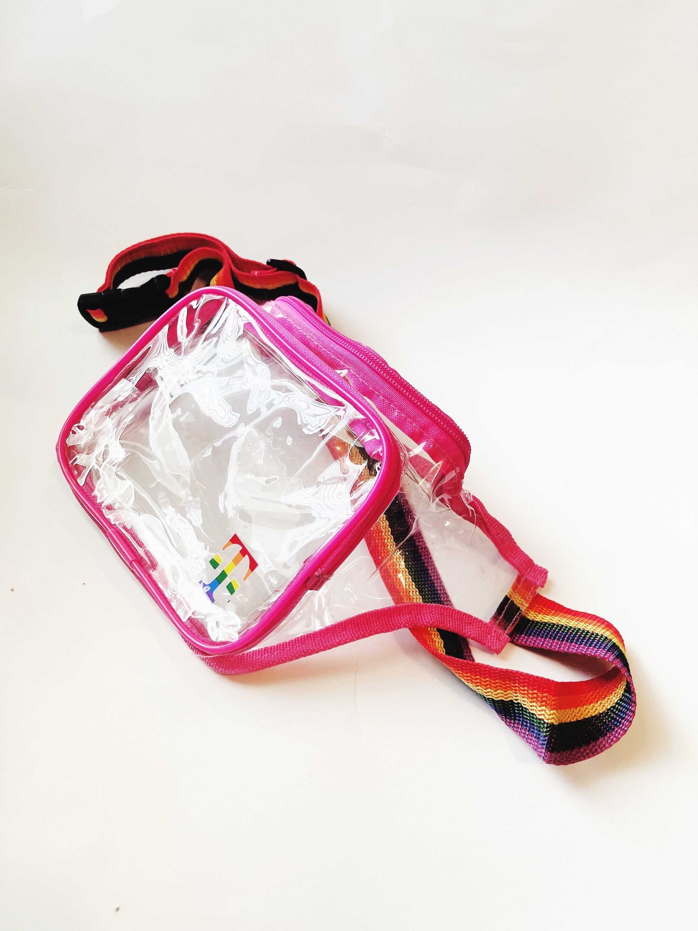 Vintage Fanny Pack Clear Bum Bag Festival Purse Waste Wallet Vtg Y2k CLEAR T mobile RAINBOW Strap Fanny PACK Pink Clear Belt Bag Etsy Australia