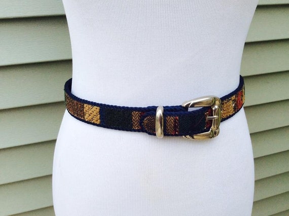 Elite Women's Patch Quilt Design Belt 90's Vintag… - image 6