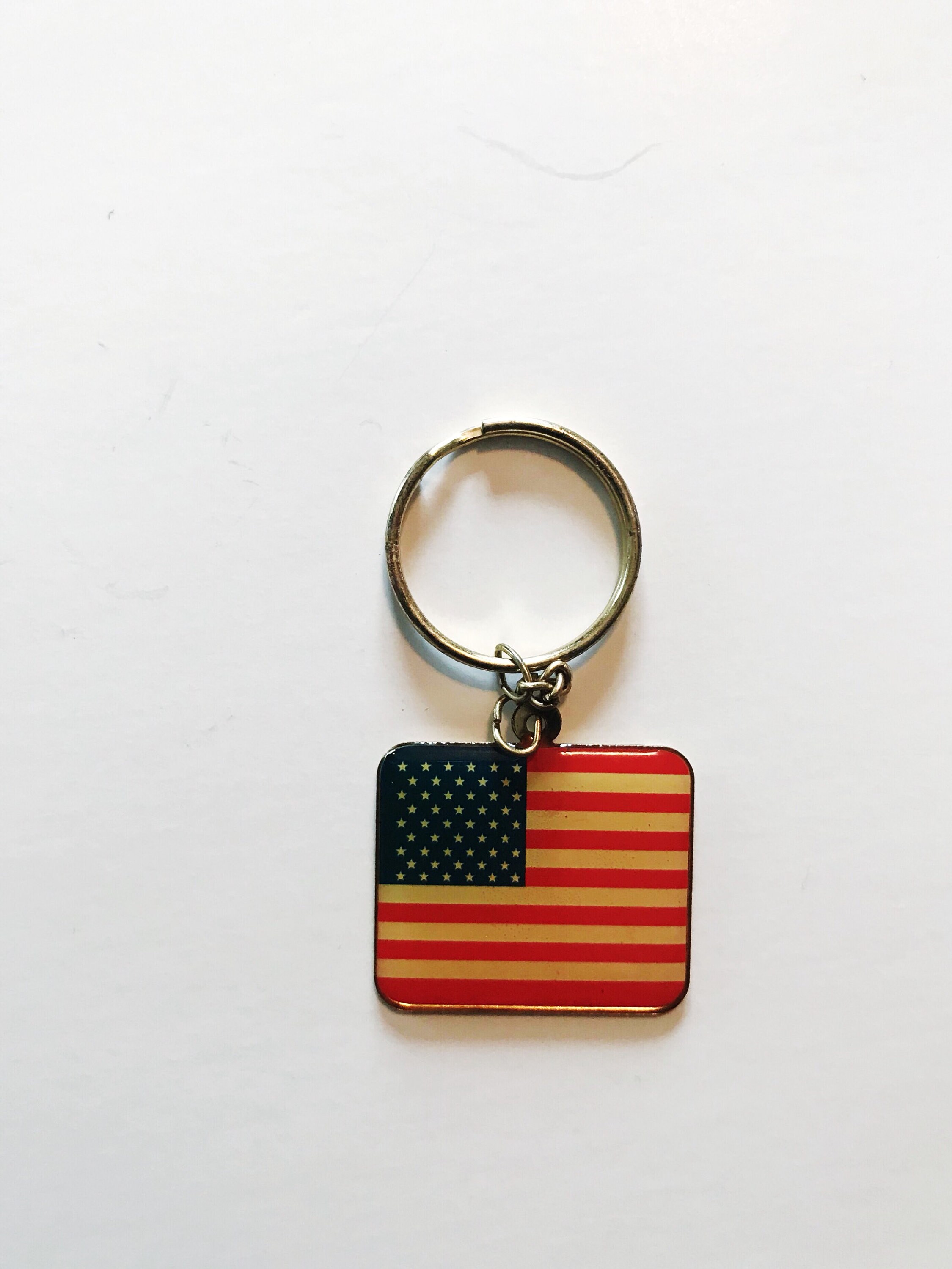 Distressed Chris Craft American Flag Key Chain Distressed Chris Craft American Flag Key Chain