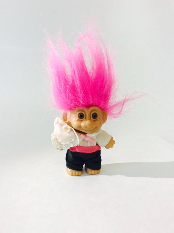 Yellow Hair RARE GOOD LUCK RING NEW Russ Troll Doll
