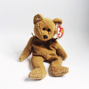 TY Original Curly Beanie Baby RARE Collectible with 7 Tag Errors 1996/93