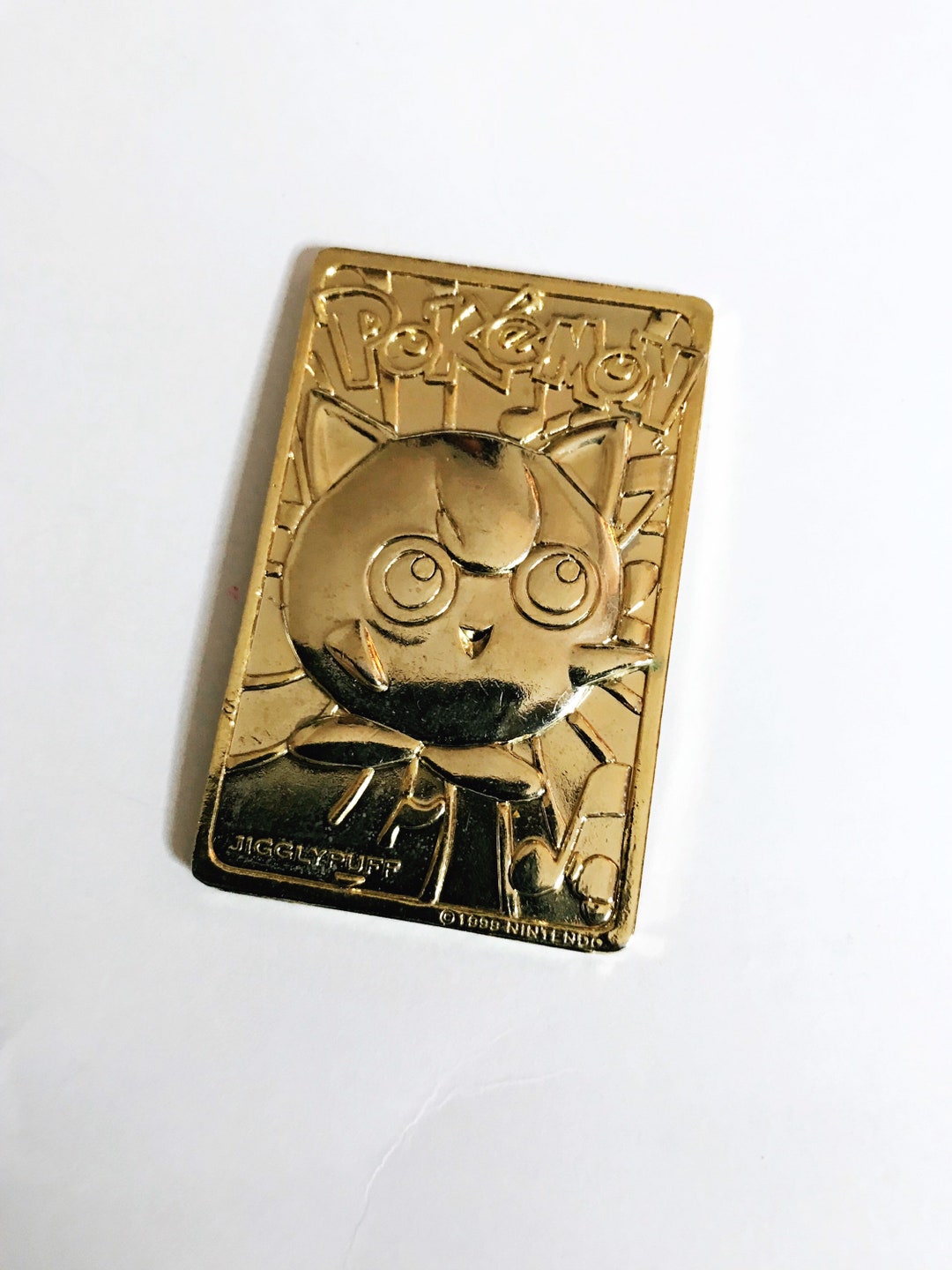 1999年 当時物】ポケモン イーブイ リングキーチェーン 金 レトロ