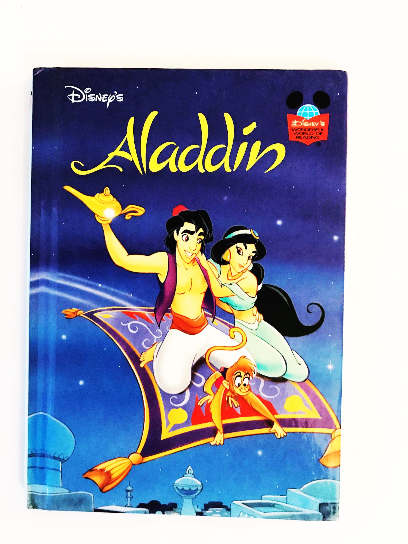 Disney Aladdin 1993 Book Hardcover Disney's Wonderful Etsy