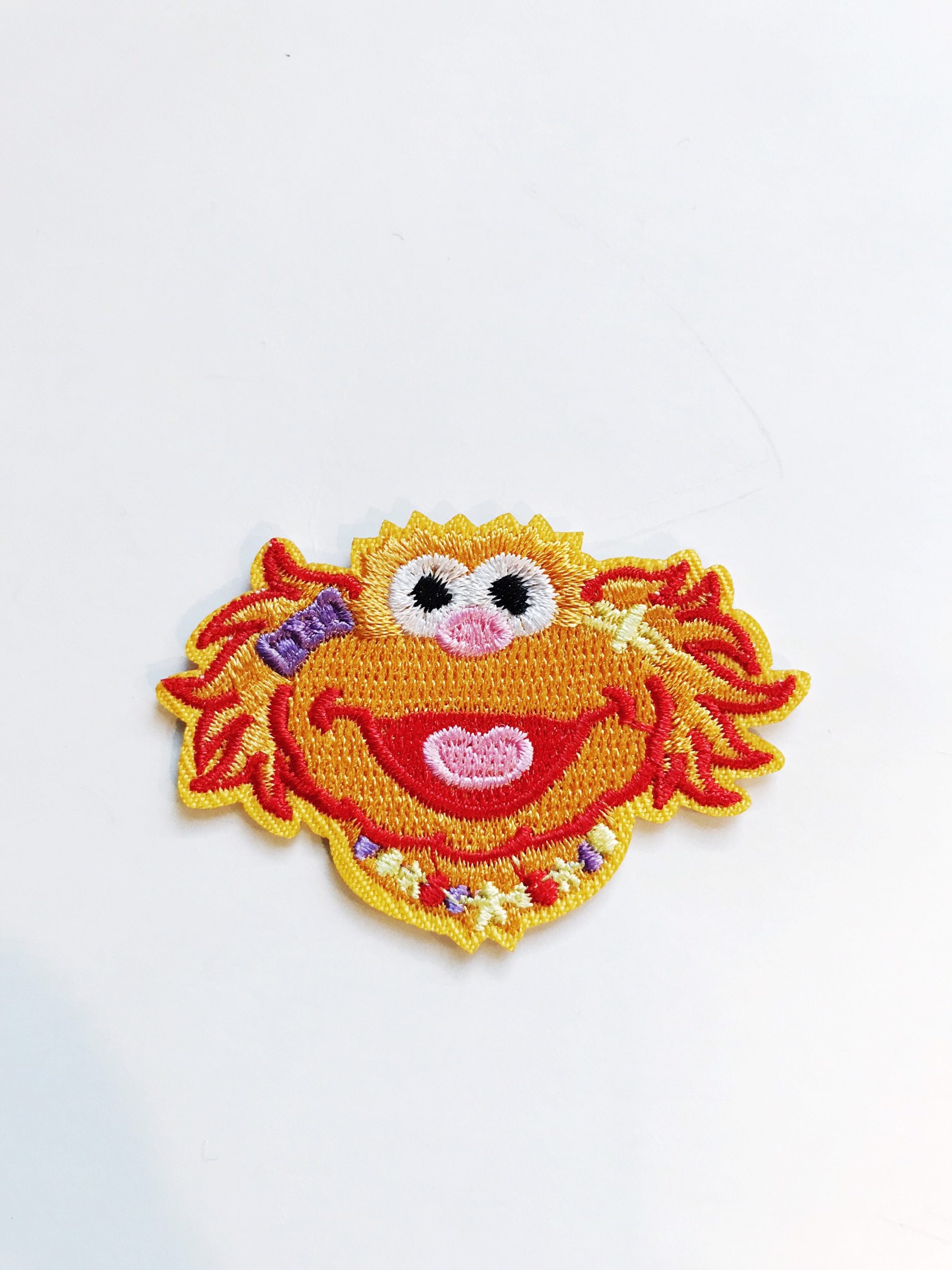 Pulaqi Cartoon Cute Sesame Street Patch ELMO COOKIE Anime Iron on Patches  DIY Embroidered Patches For