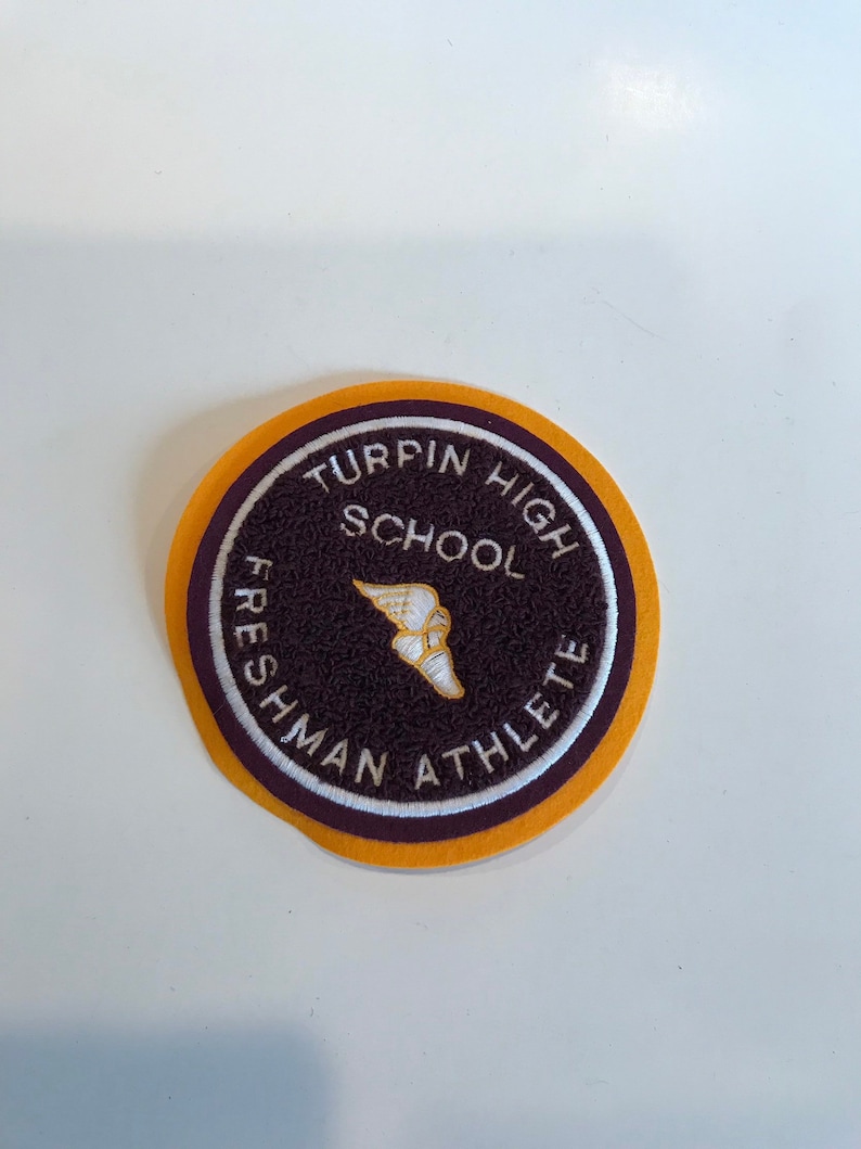 Freshman Athlete Letterman Jacket Patch Track and Field Badge Etsy