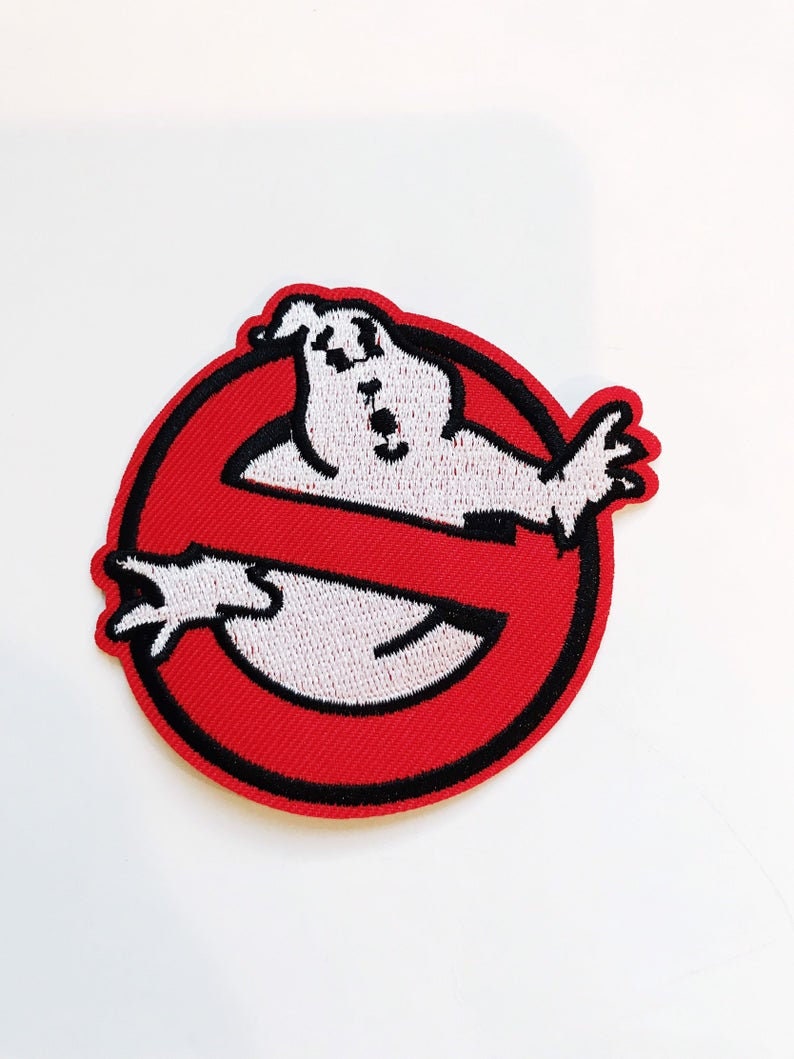 Ghost Busters Inspired Patch Iron On Sew on Embroidered Patch Appliqué Ghost Busters Movie Inspired Patch image 7