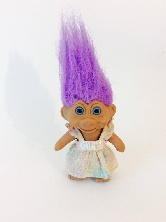 Lot of Trolls~4~ With Clothing and Accessories~1991 TNT