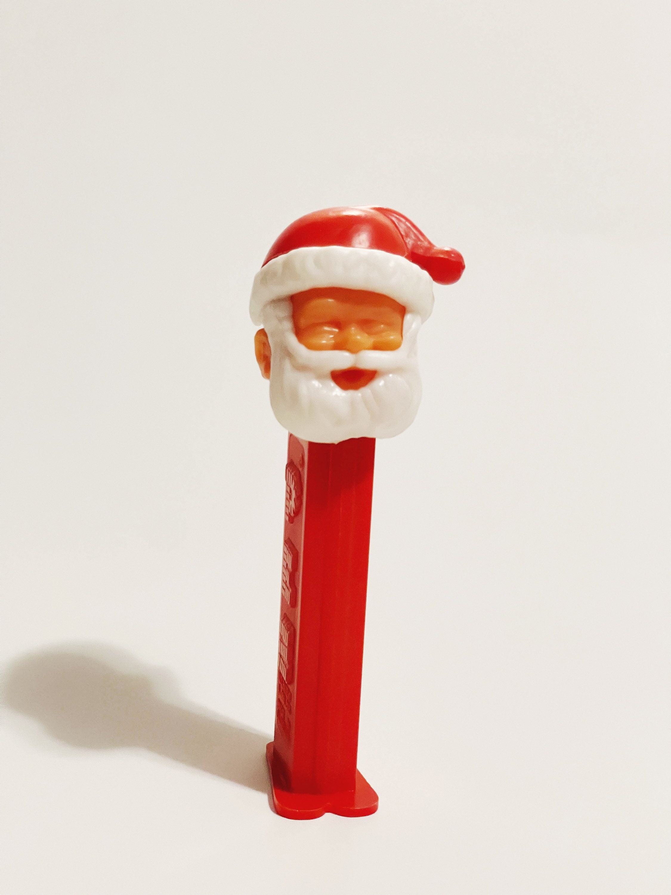 Vintage Santa Claus PEZ Dispenser: Rare Blushing Santa, Made in