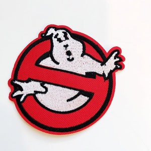 Ghost Busters Inspired Patch Iron On Sew on Embroidered Patch Appliqué Ghost Busters Movie Inspired Patch image 3
