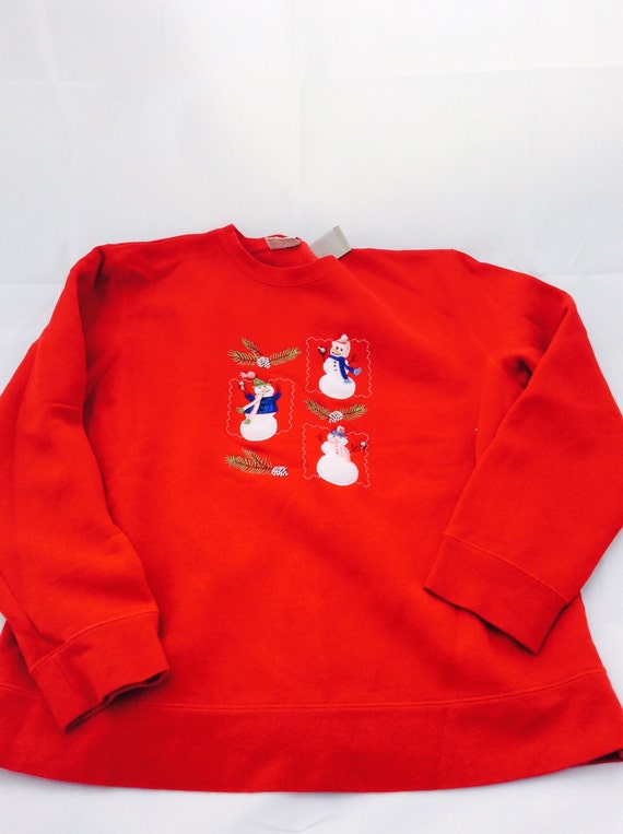 Vintage 90s Classic Elements Christmas Sweatshirt… - image 4