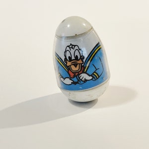 Vintage Weeble Donald Duck Vintage Weebles Walt Disney Productions Donald Duck 2 Inch High 1970s Donald Duck Egg Weeble Wobble Roly Poly Toy