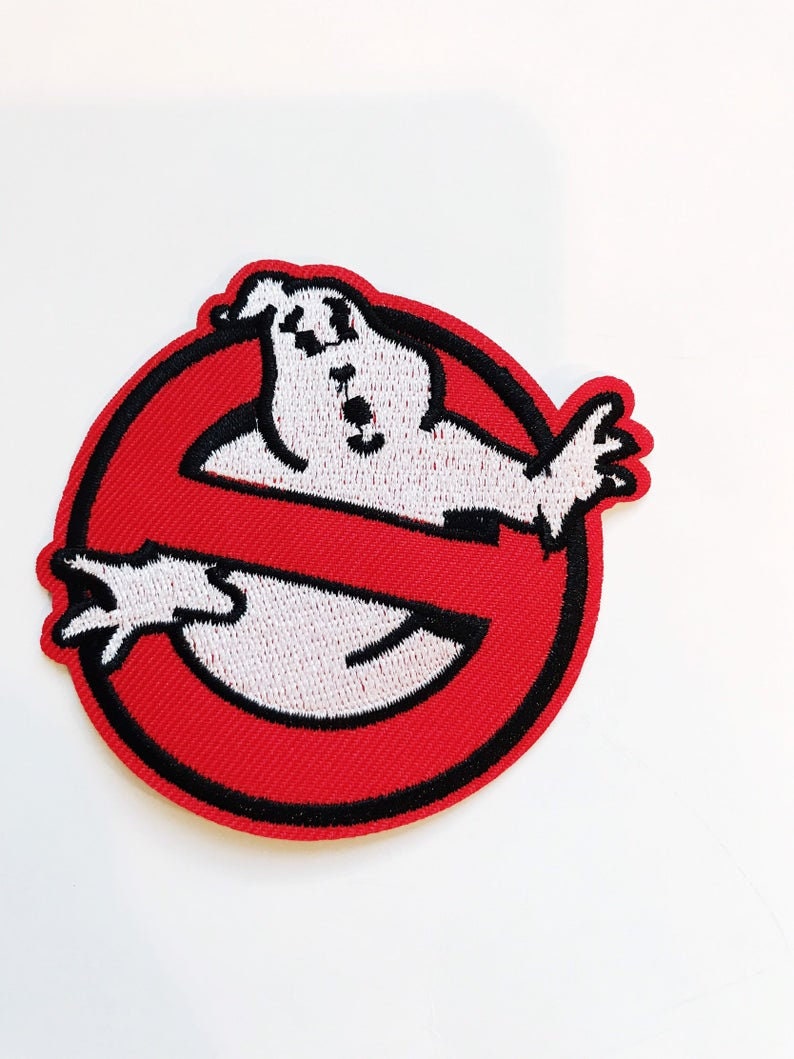 Ghost Busters Inspired Patch Iron On Sew on Embroidered Patch Appliqué Ghost Busters Movie Inspired Patch image 5