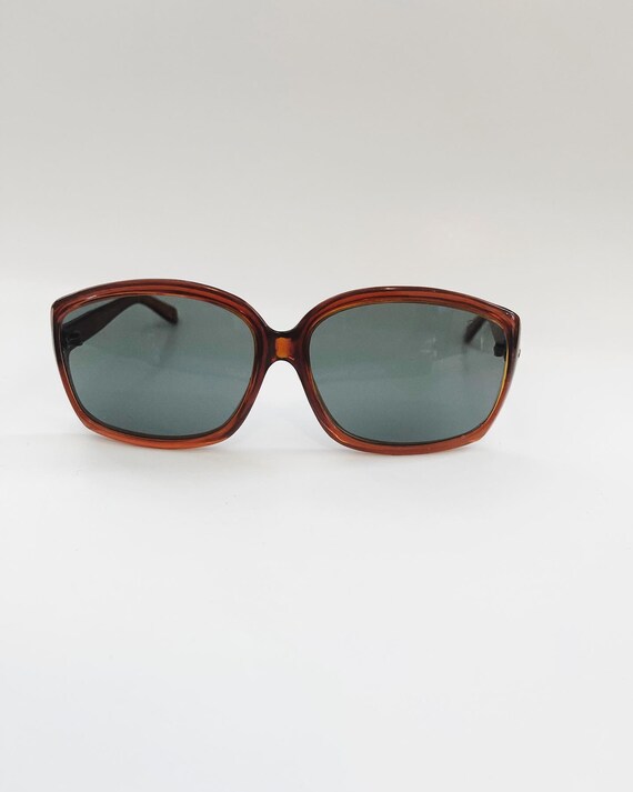 Retro Sunglasses Oversize Brown Frames Eyeglasses… - image 4