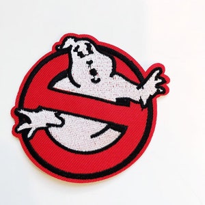 Ghost Busters Inspired Patch Iron On Sew on Embroidered Patch Appliqué Ghost Busters Movie Inspired Patch image 6