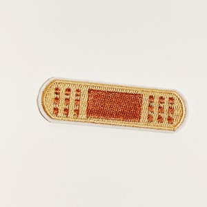 Band-Aid geborduurde patch DIY applique rugzak patch jeans patch retro stijl patches leuke nieuwigheid patches applique bandages opnaaibare ijzer-0n