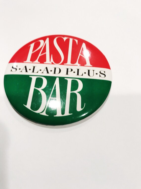 Pasta Bar Pin Back Button Sbarro Pizza Company Pi… - image 8