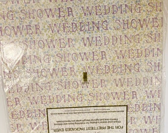 Vintage Shower Gift Wrap: Retro Amerikanische Grüße, 2 Seiten