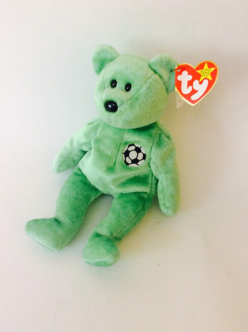 Soccer Beanie Baby Vintage kicks TY Collectible Etsy