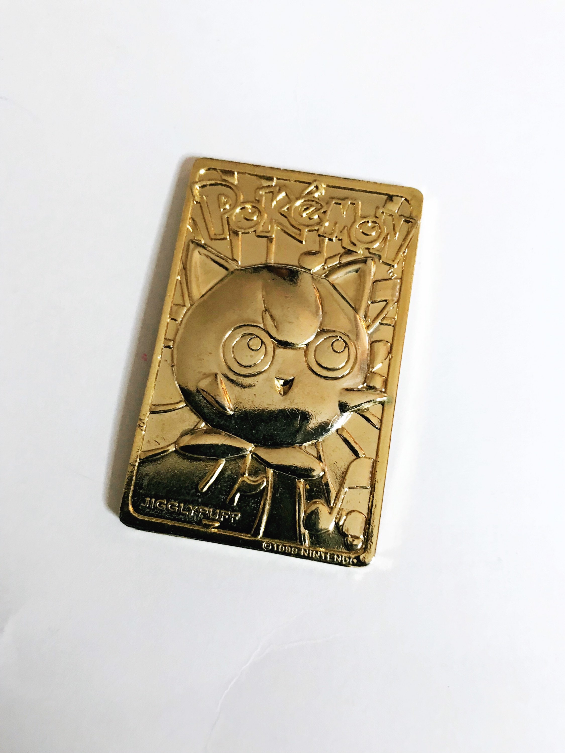 Vintage 1999 Jigglypuff Gold Card 39 Nintendo Pokemon - Etsy