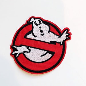 Ghost Busters Inspired Patch Iron On Sew on Embroidered Patch Appliqué Ghost Busters Movie Inspired Patch image 4