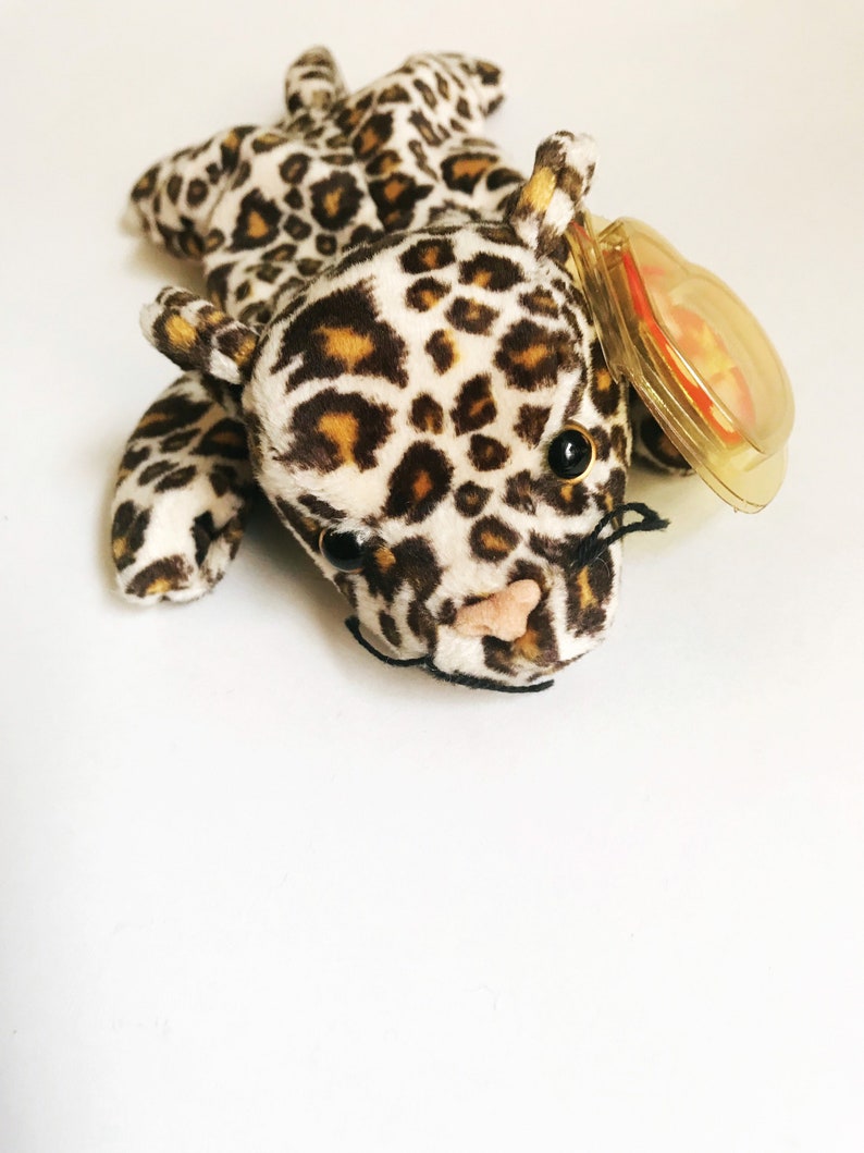 Ty Beanie Babies Freckles the Spotted Leopard Plush Toy 4066 for sale online