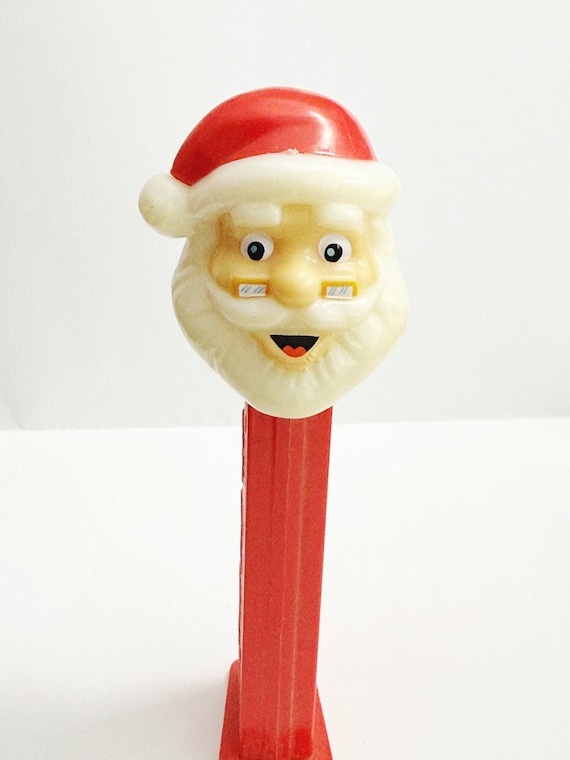 Vintage Santa Claus PEZ Dispenser – Red Stem Christmas Holiday