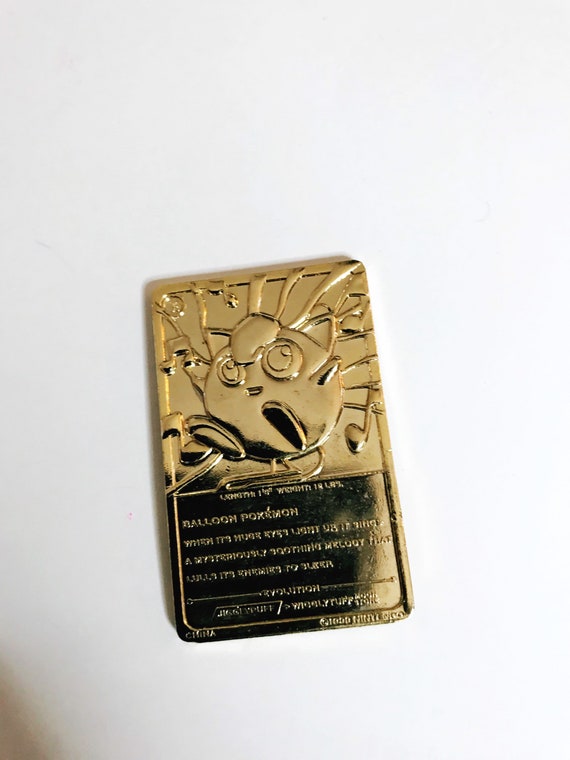 Vintage 1999 Jigglypuff Gold Card #39 Nintendo Pokemon Character Gamer  Trading Card Video Games Moon Stone - Etsy