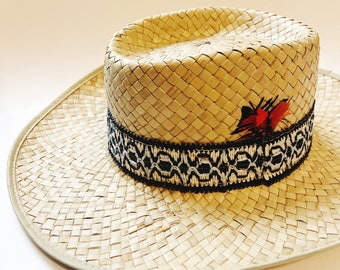 Resistol Stagecoach Western Style Straw Hat- Vintage - Etsy display picture 3
