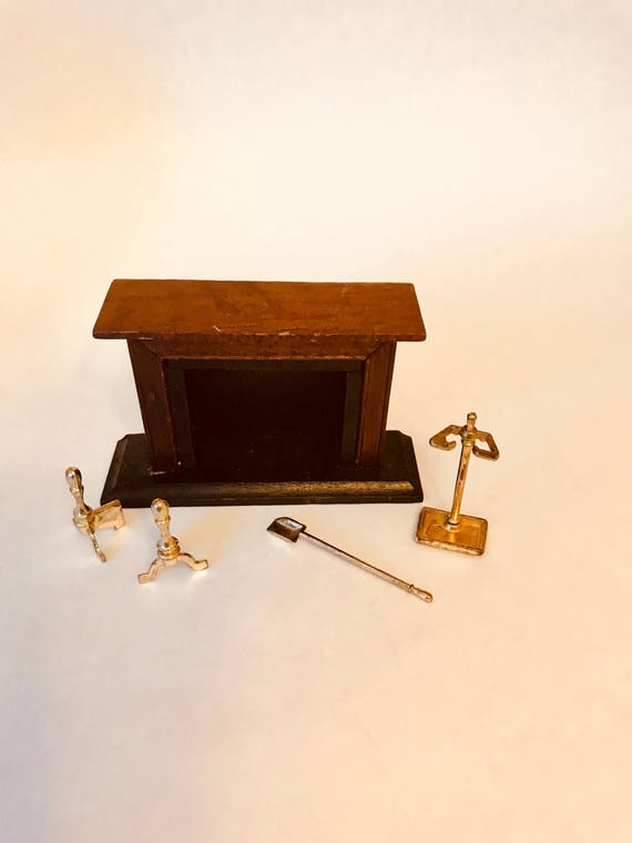 Fireplace Toy Games Model For Baby Mini 1 12 Dollhouse Decoration