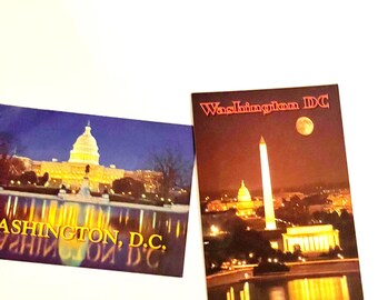 Cartoline d'epoca di Washington D.C.: set Lincoln Memorial e Campidoglio