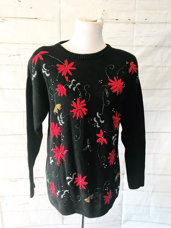 Vintage 90s Ugly Christmas Knit Sweater 